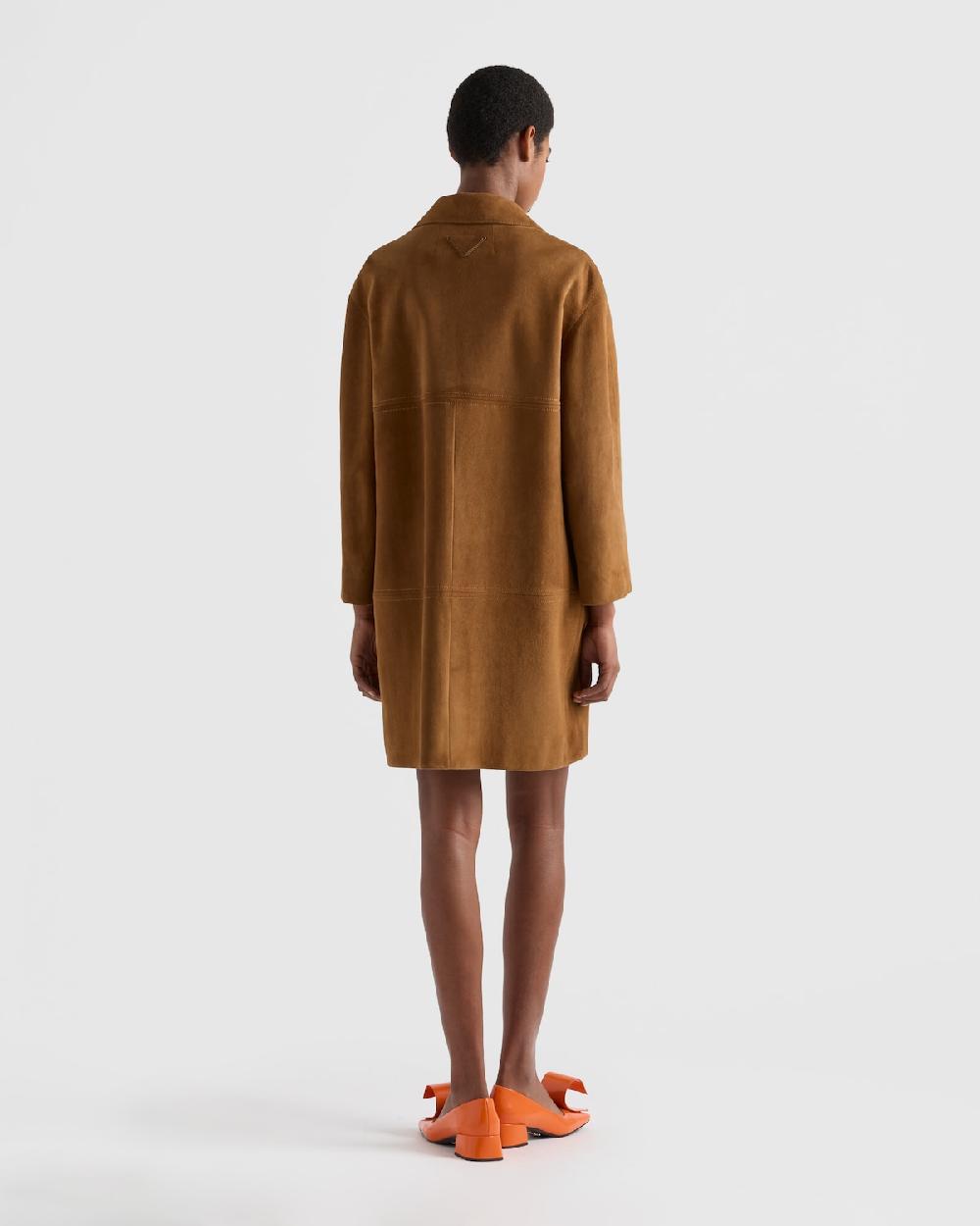 Prada Abrigo De Ante