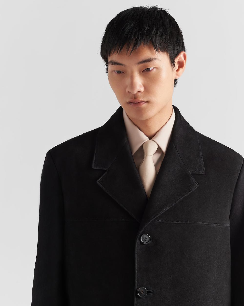 Prada Abrigo De Ante