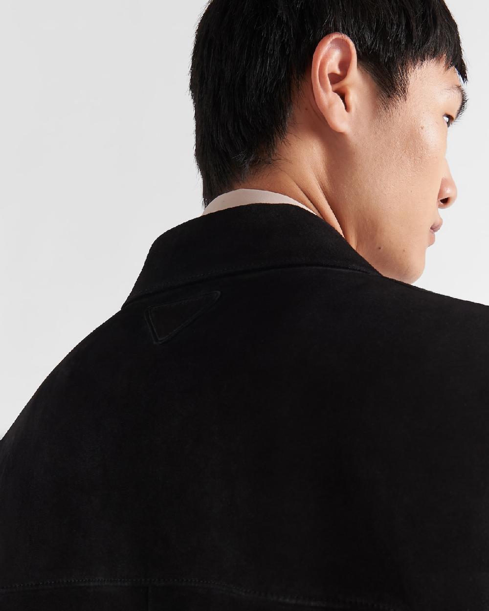 Prada Abrigo De Ante