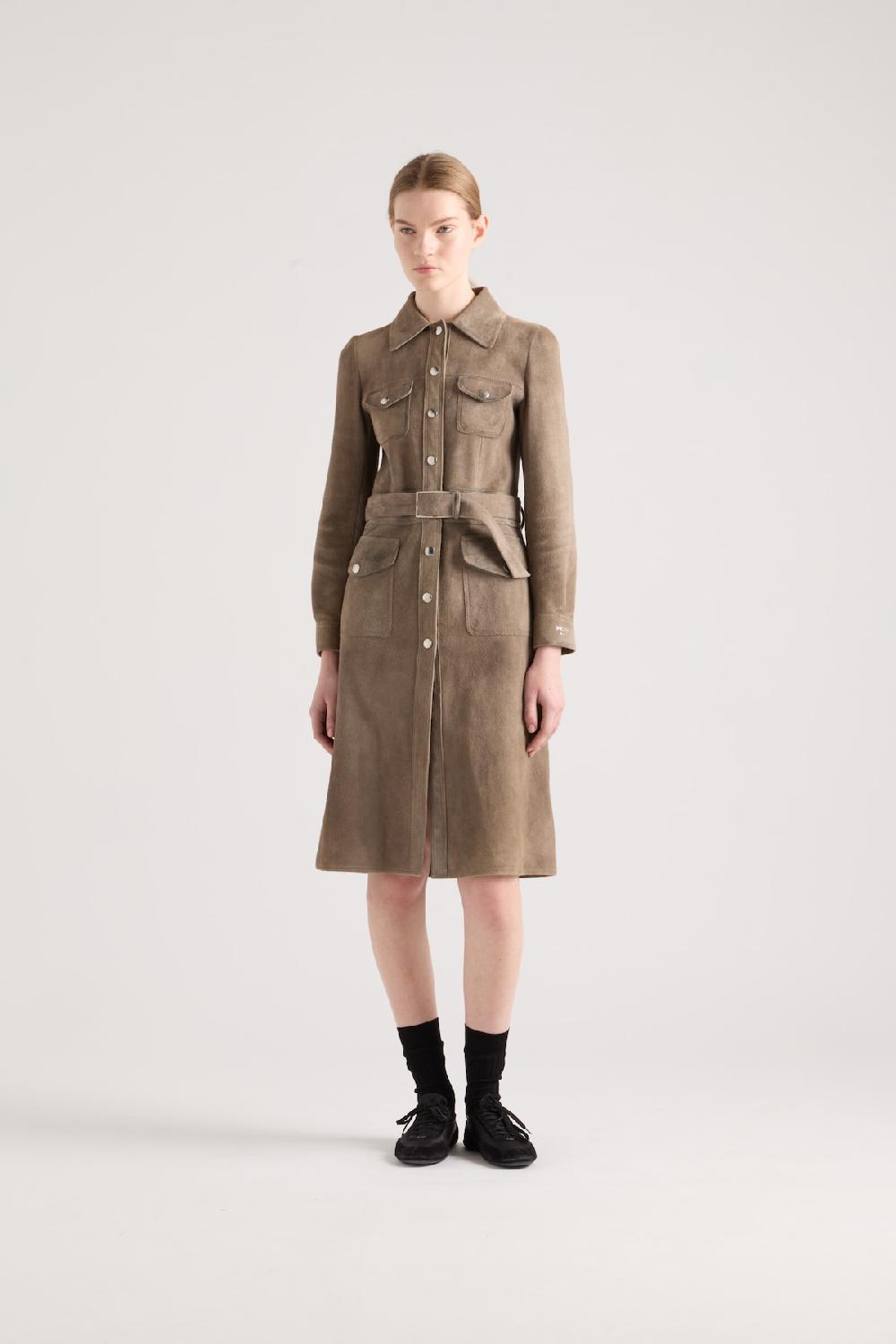 Prada Abrigo de ante