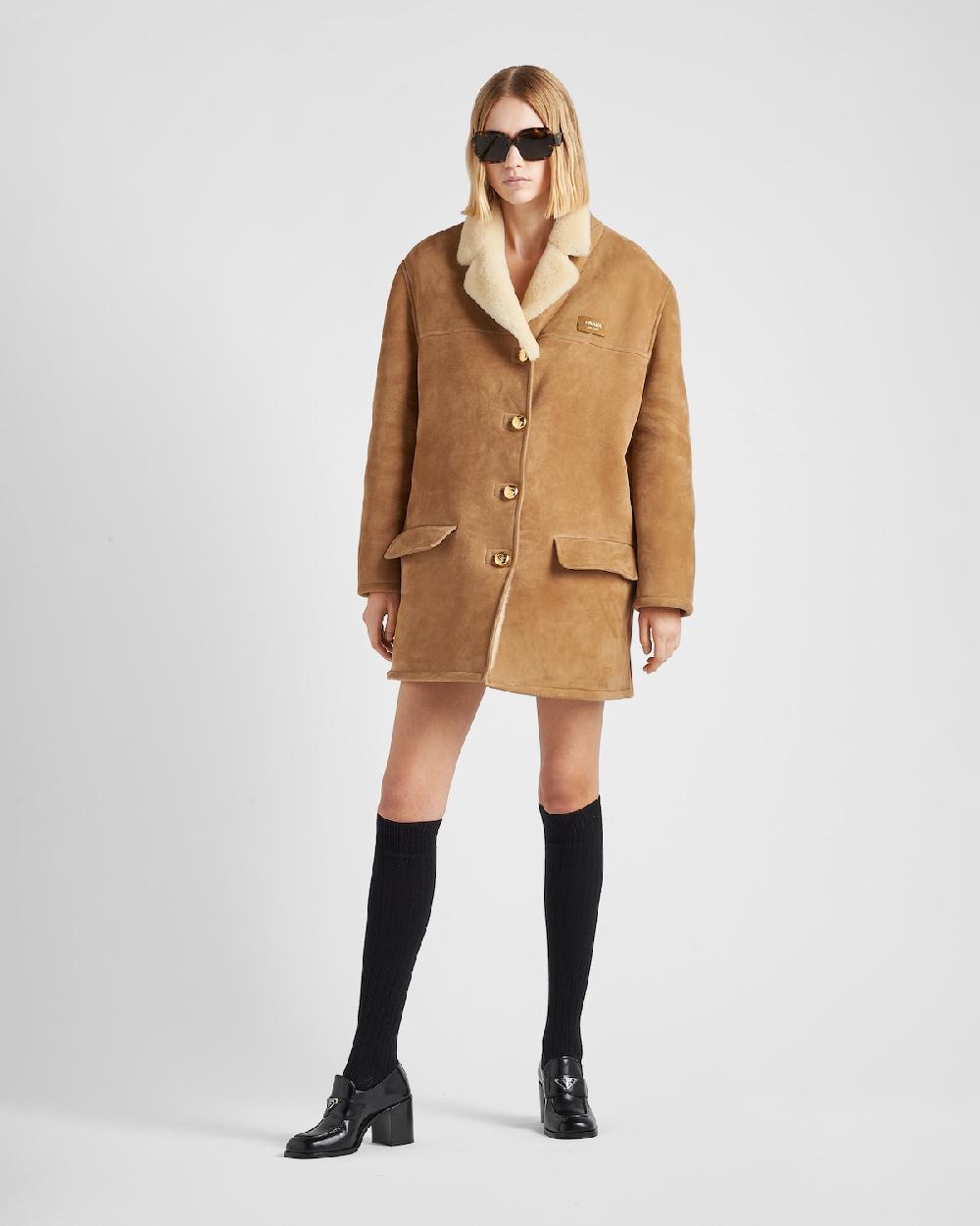 Prada Abrigo de borreguillo