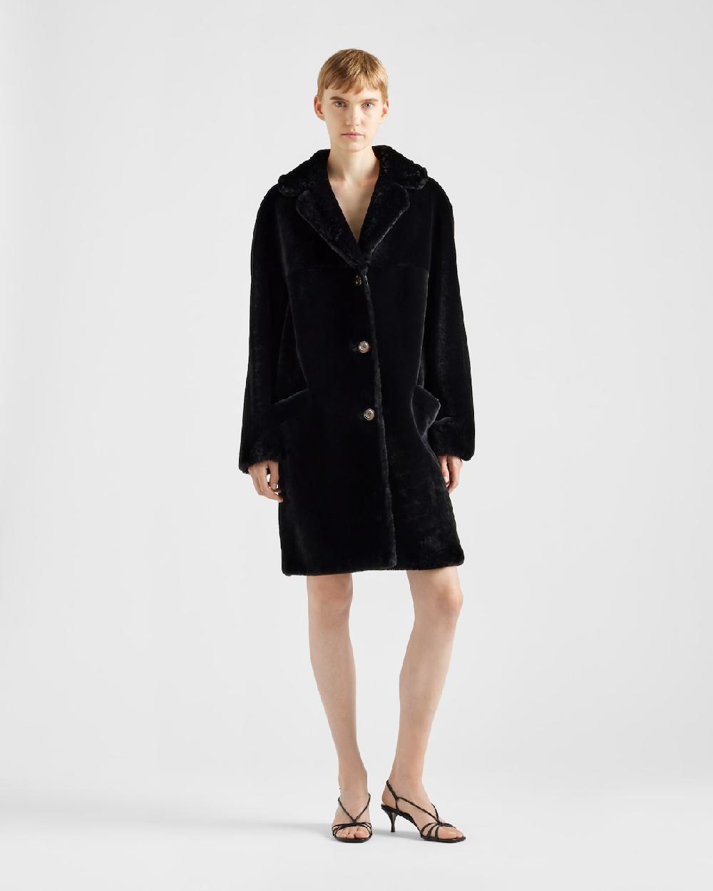 Prada Abrigo de borreguillo