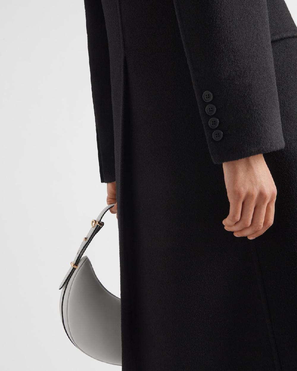 Prada Abrigo De Cashgora De Botonadura Simple