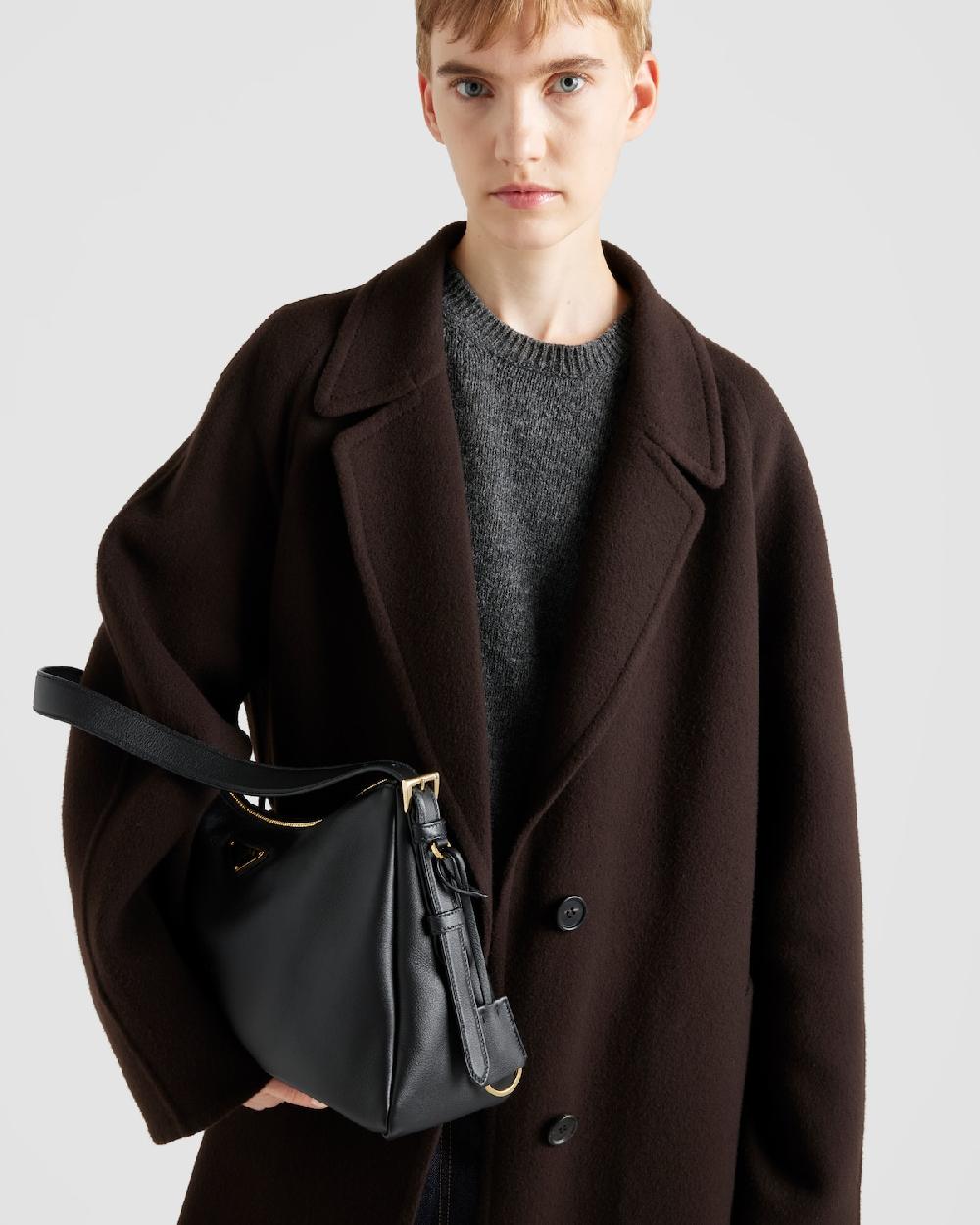 Prada Abrigo De Cashgora De Botonadura Simple