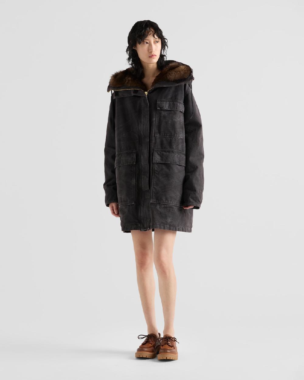 Prada Abrigo de lona