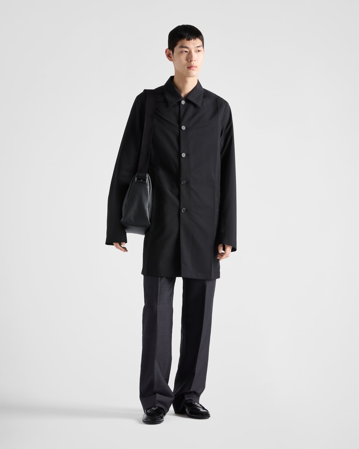 Prada Abrigo de mezcla de lana