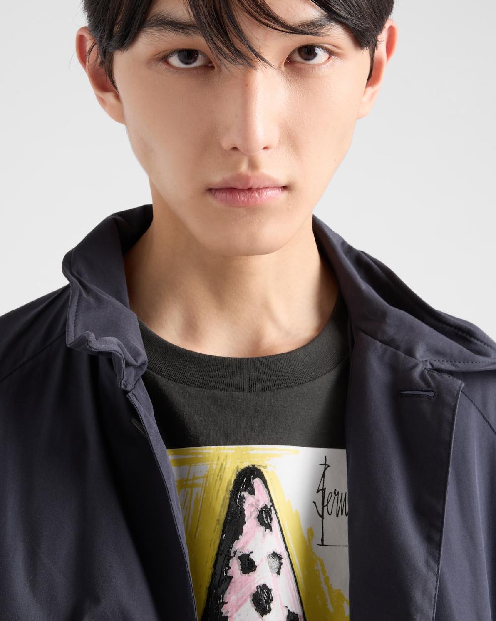 Prada Abrigo En Mezcla De Algodón