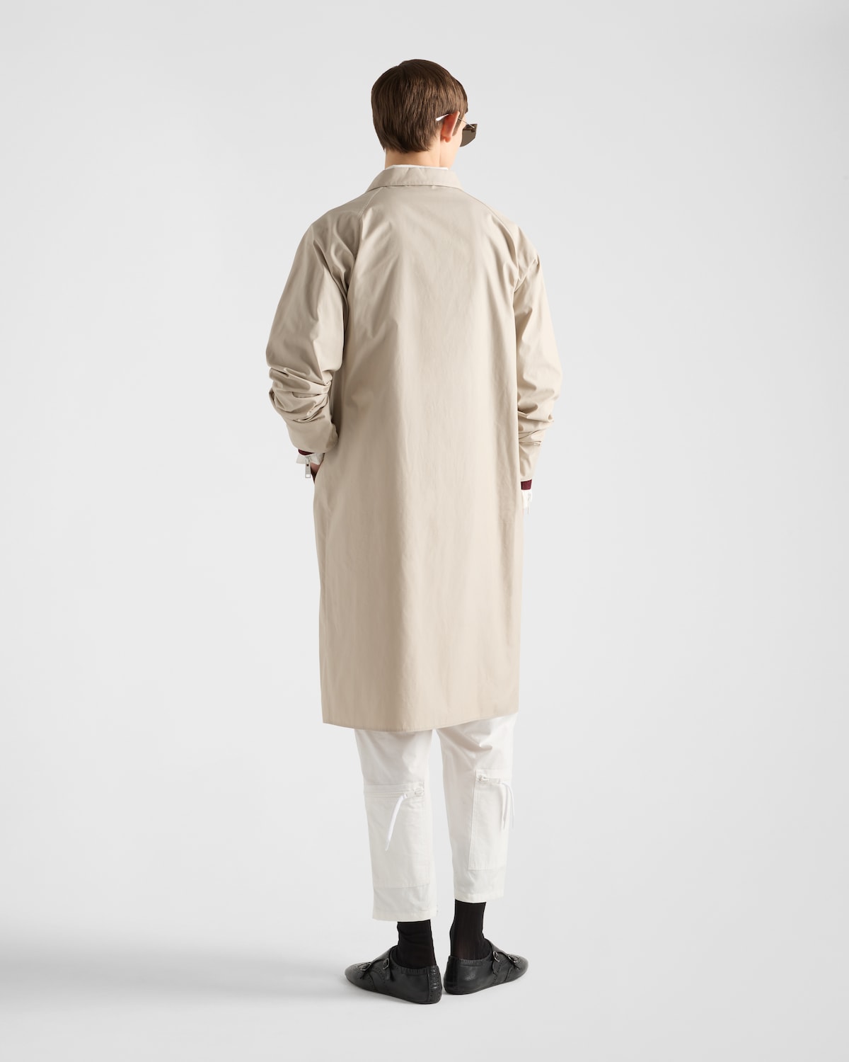 Prada Abrigo En Mezcla De Algodón