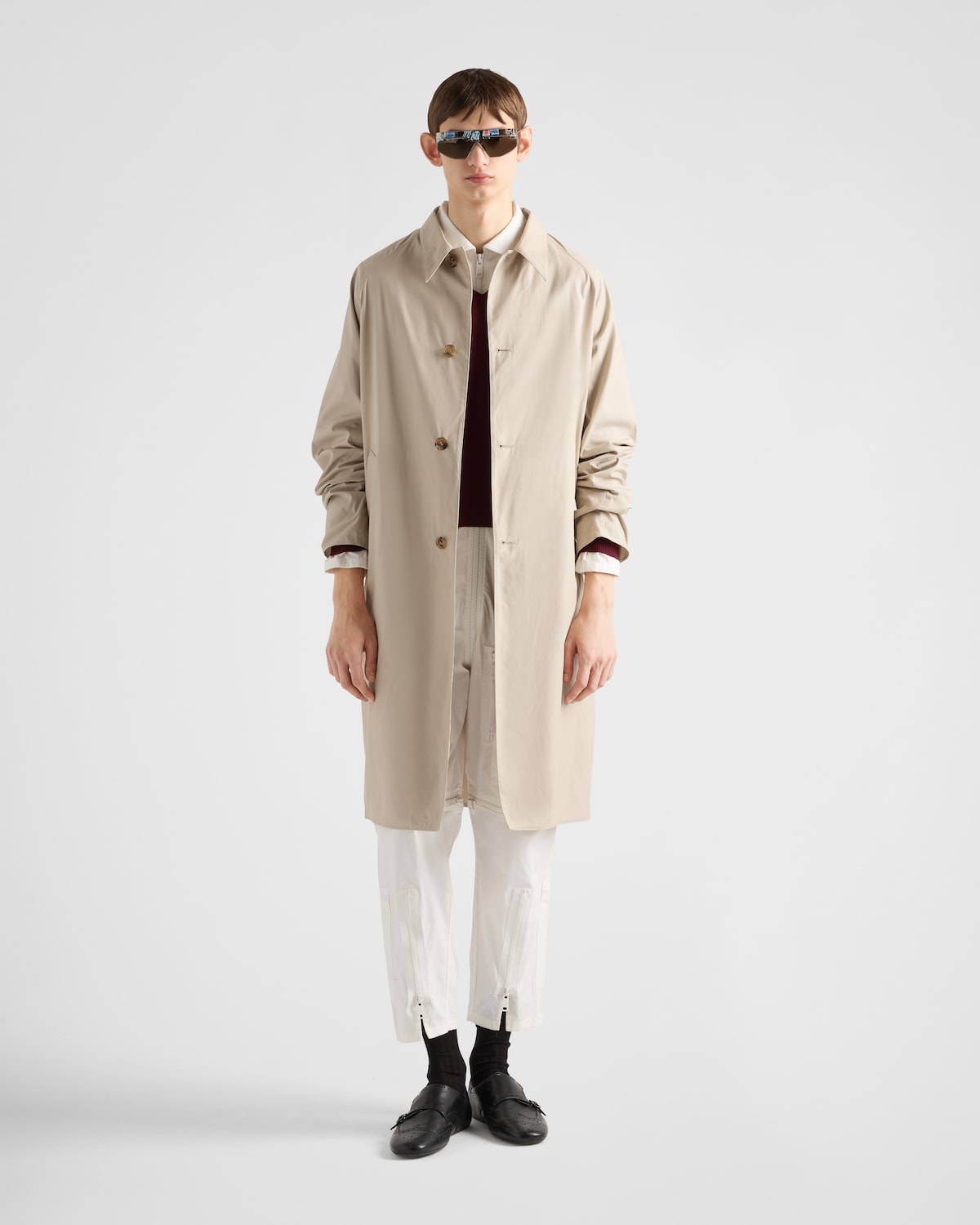 Prada Abrigo en mezcla de algodón