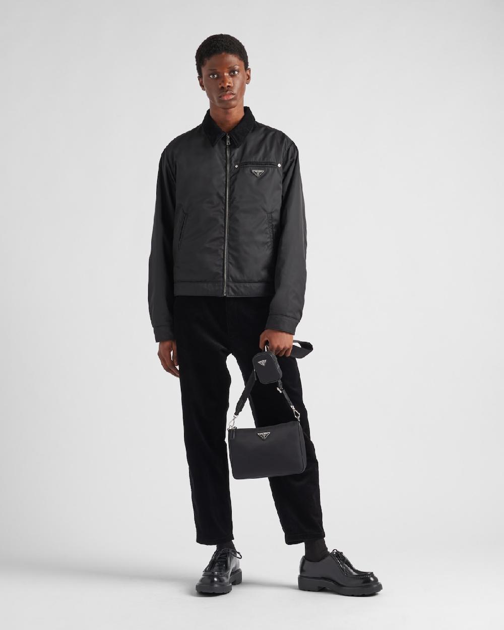 Prada Bandolera de Re-Nylon y piel Saffiano