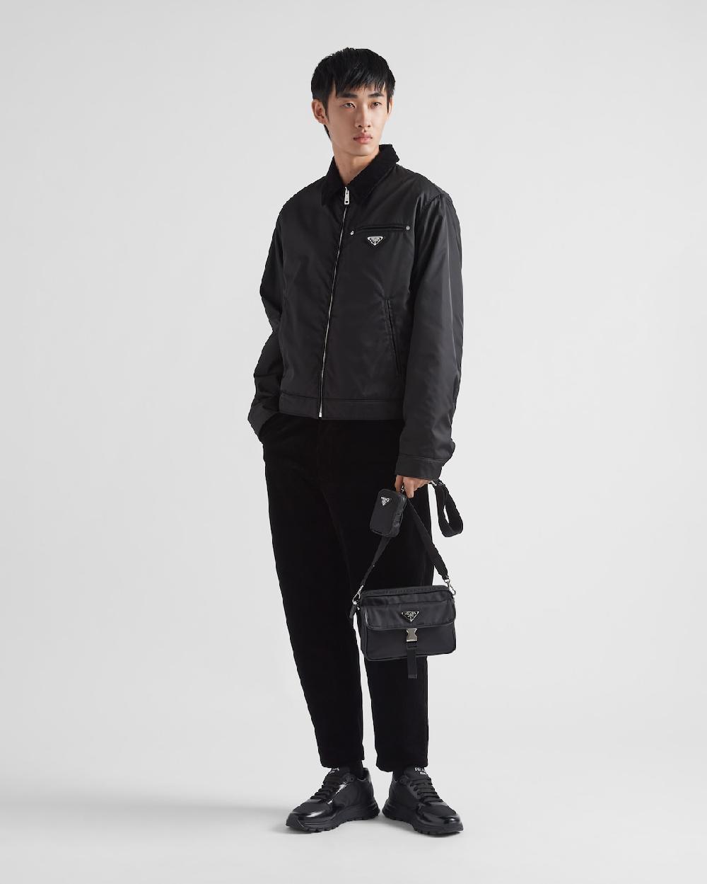 Prada Bandolera de Re-Nylon y piel Saffiano