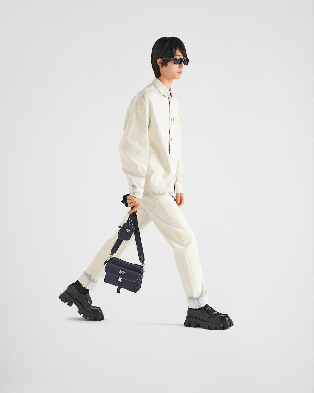Prada Bandolera de Re-Nylon y piel Saffiano