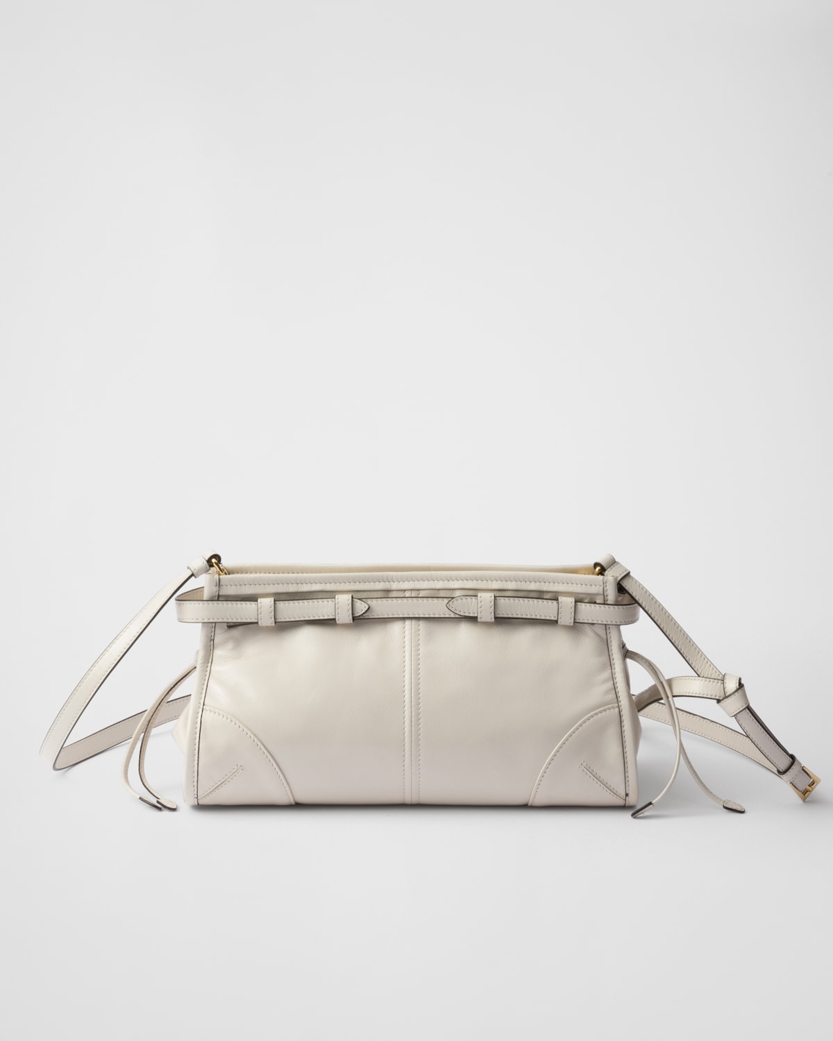 Prada Bandolera Pequeña De Piel