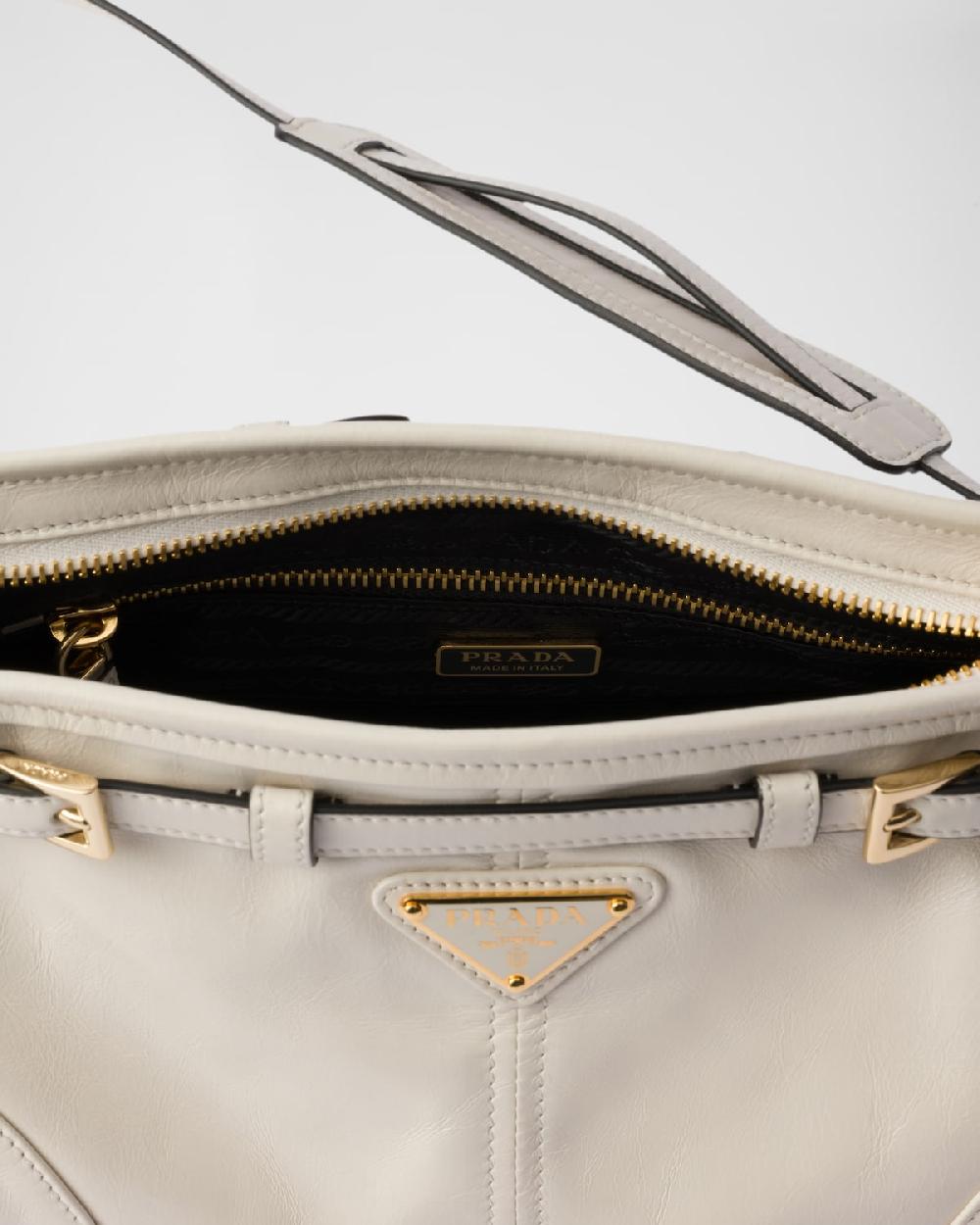 Prada Bandolera Pequeña De Piel