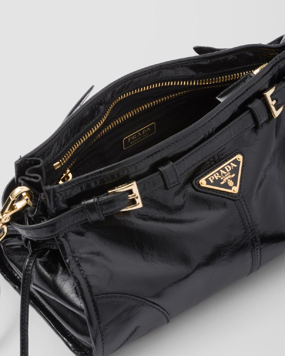 Prada Bandolera Pequeña De Piel