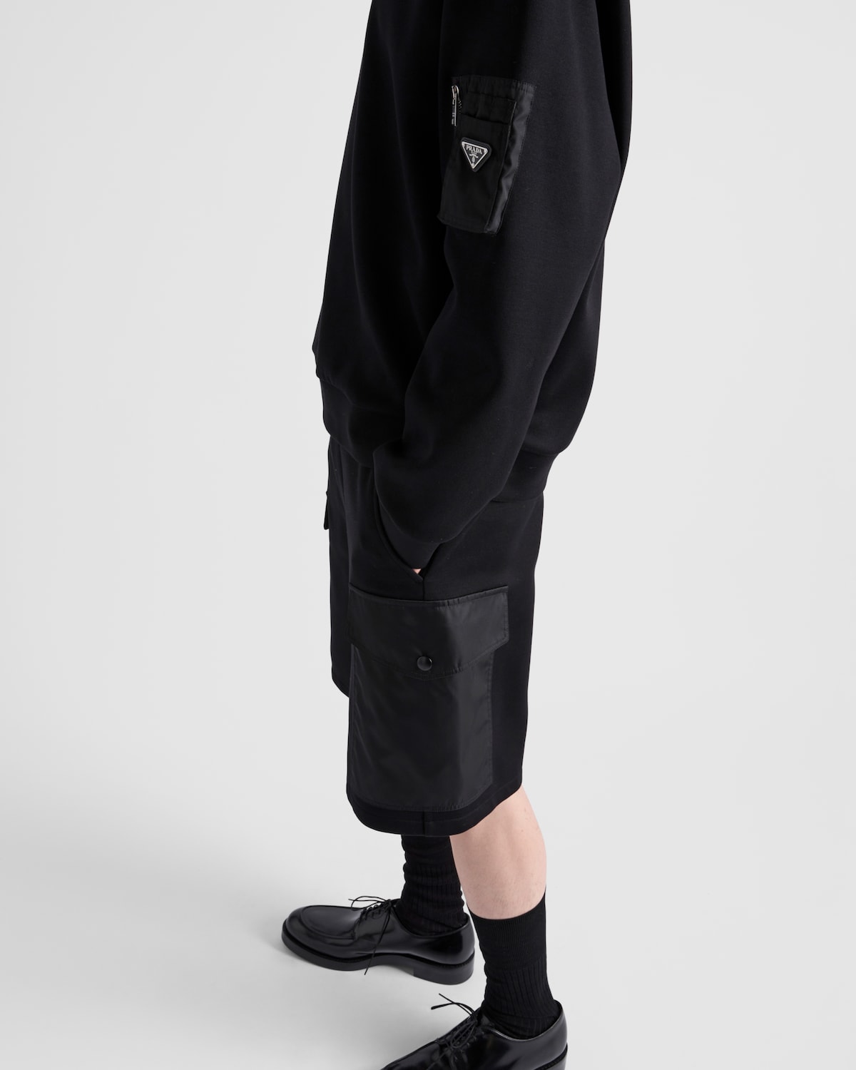 Prada Bermudas De Algodón