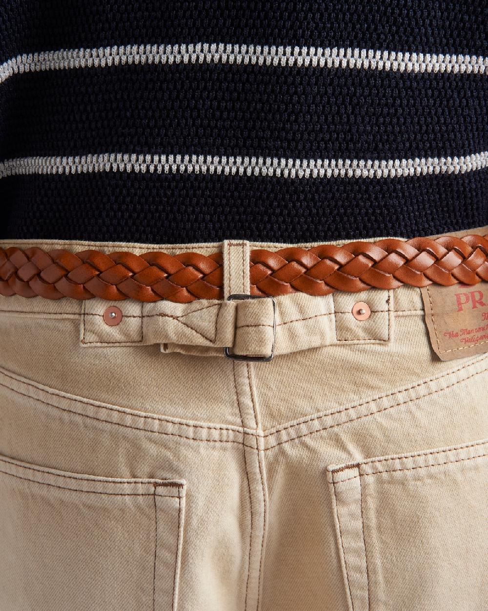 Prada Bermudas De Bull Vaquero Desgastado