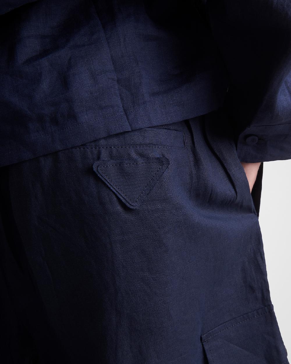 Prada Bermudas De Lino