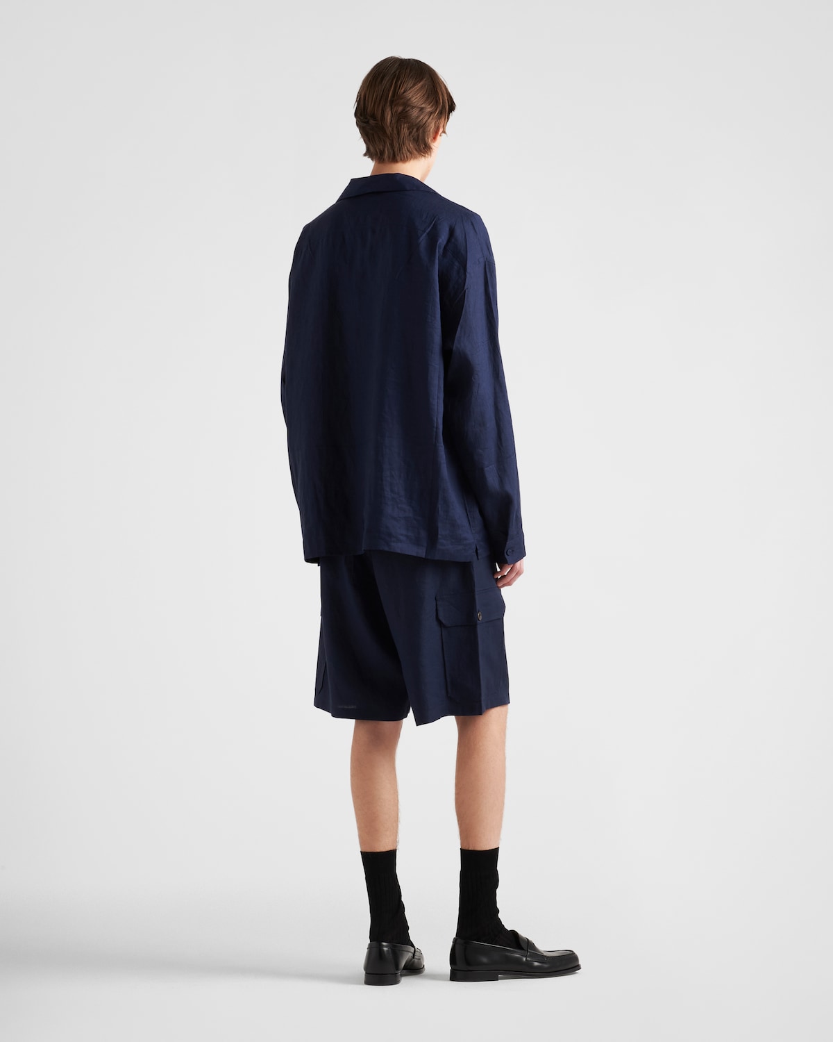 Prada Bermudas De Lino