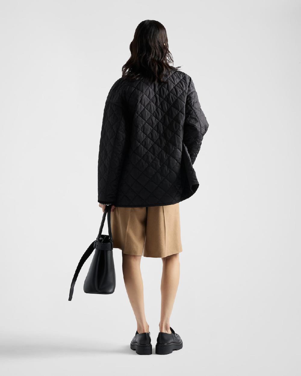 Prada Bermudas De Pelo De Camello