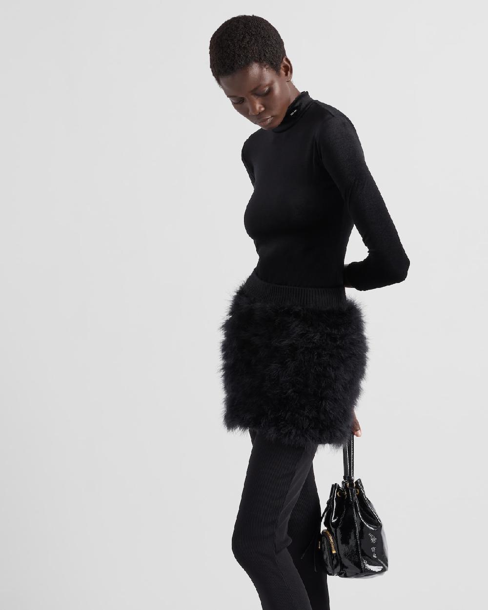 Prada Bodi De Punto De Terciopelo