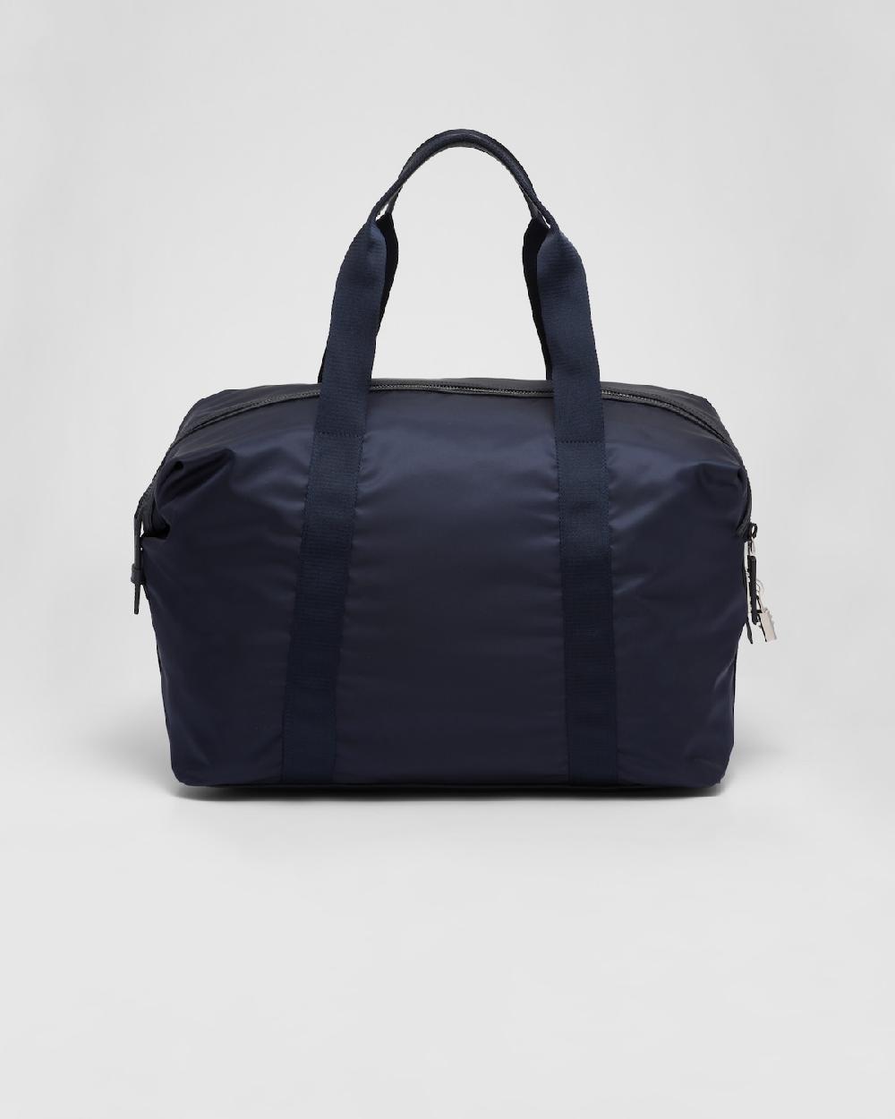 Prada Bolsa De Lona En Piel Saffiano Y Re-Nylon