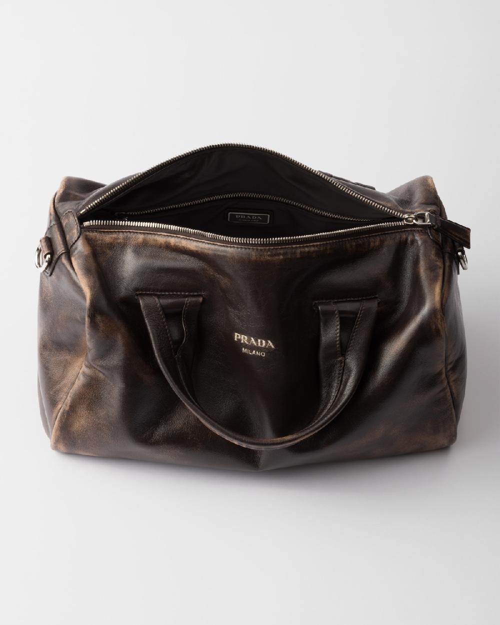 Prada Bolsa De Viaje De Napa