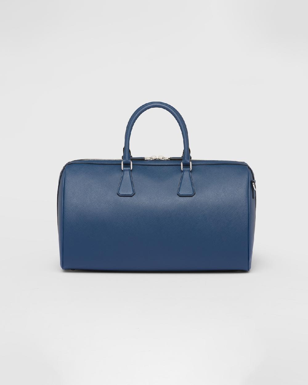 Prada Bolsa De Viaje De Piel Saffiano