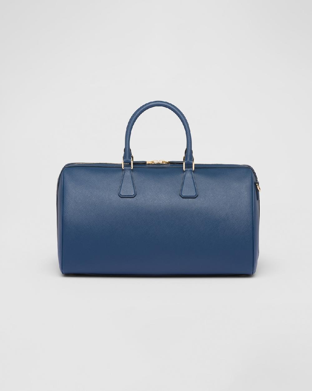 Prada Bolsa De Viaje De Piel Saffiano