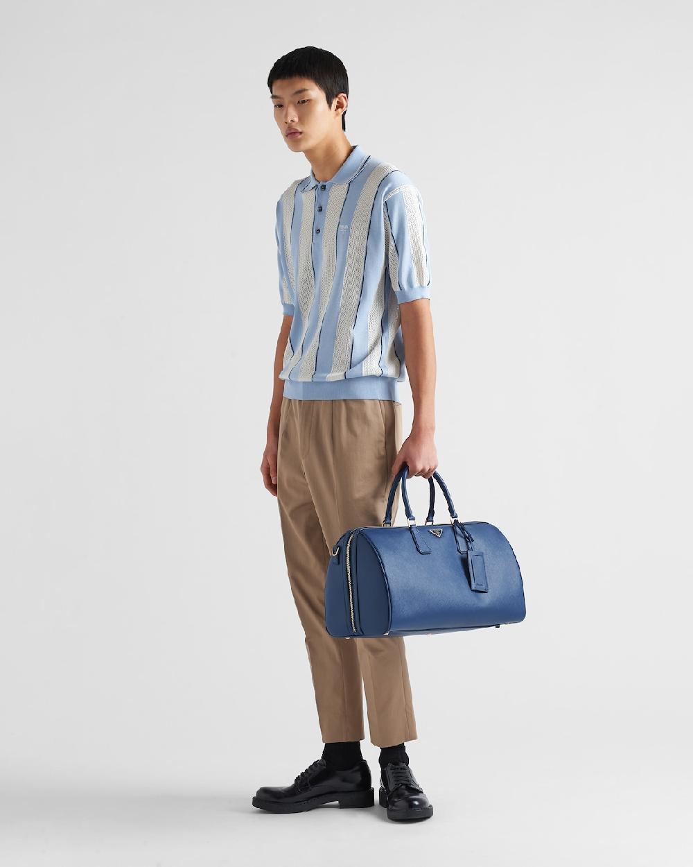 Prada Bolsa de viaje de piel Saffiano