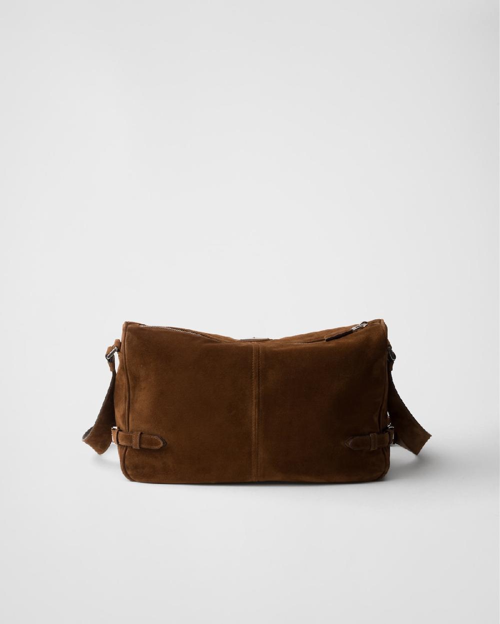 Prada Bolso Bandolera De Ante