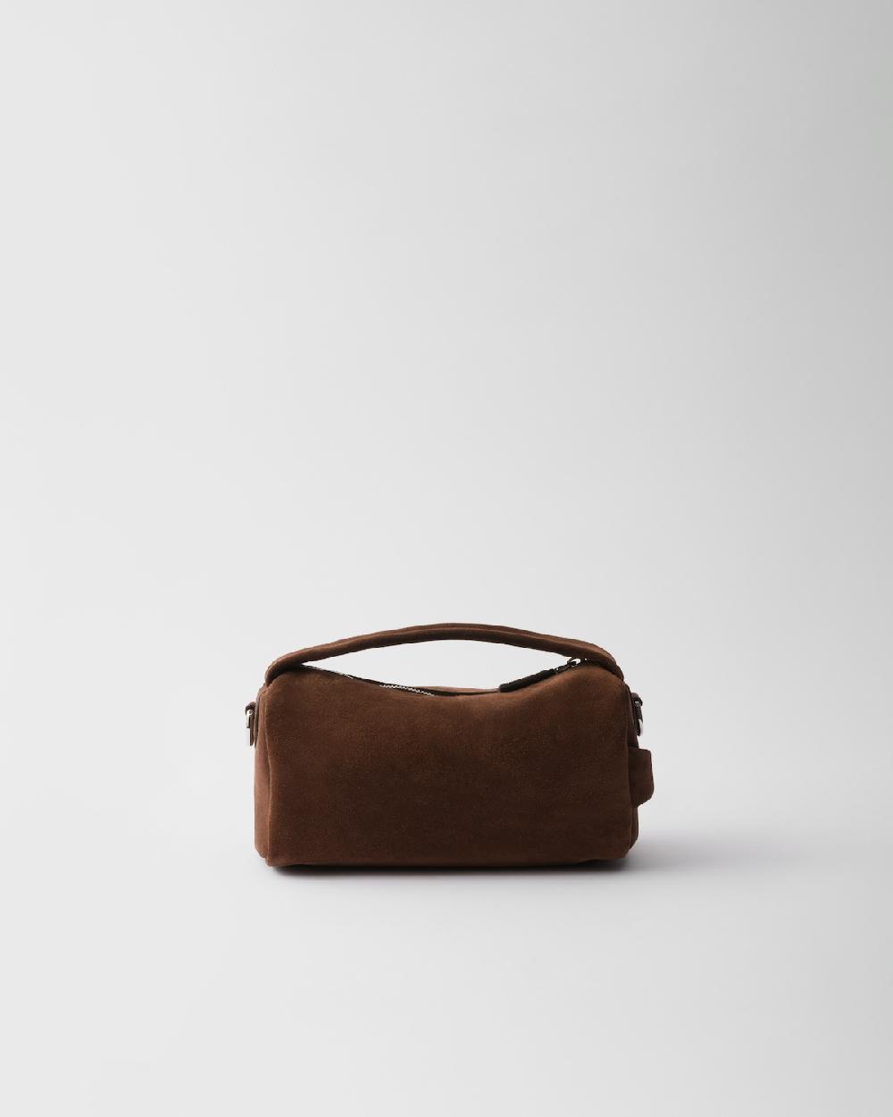 Prada Bolso Bandolera De Ante