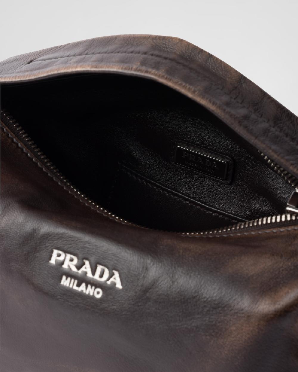 Prada Bolso Bandolera De Napa