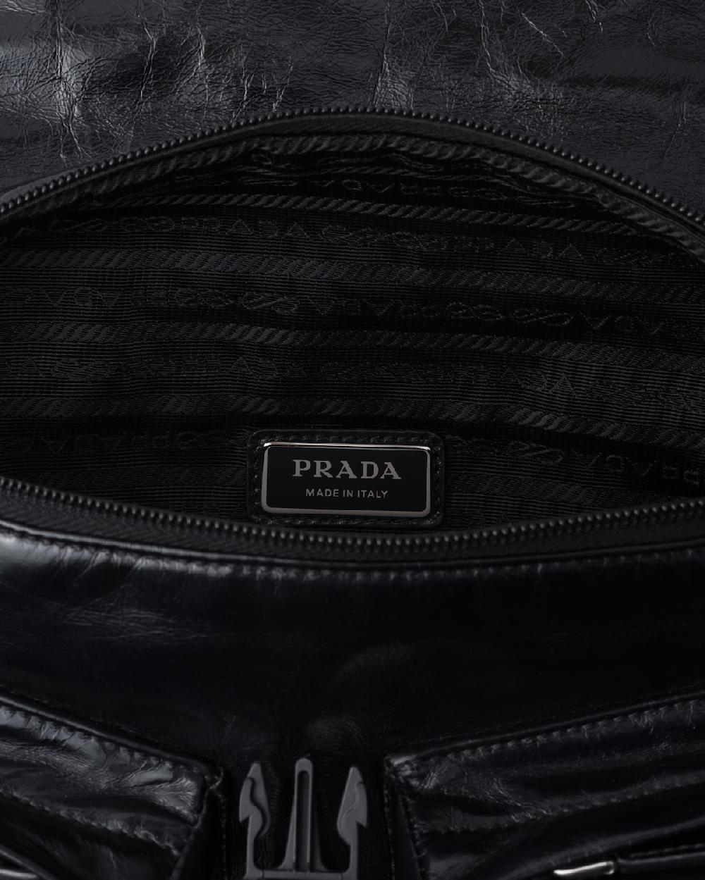 Prada Bolso Bandolera De Piel