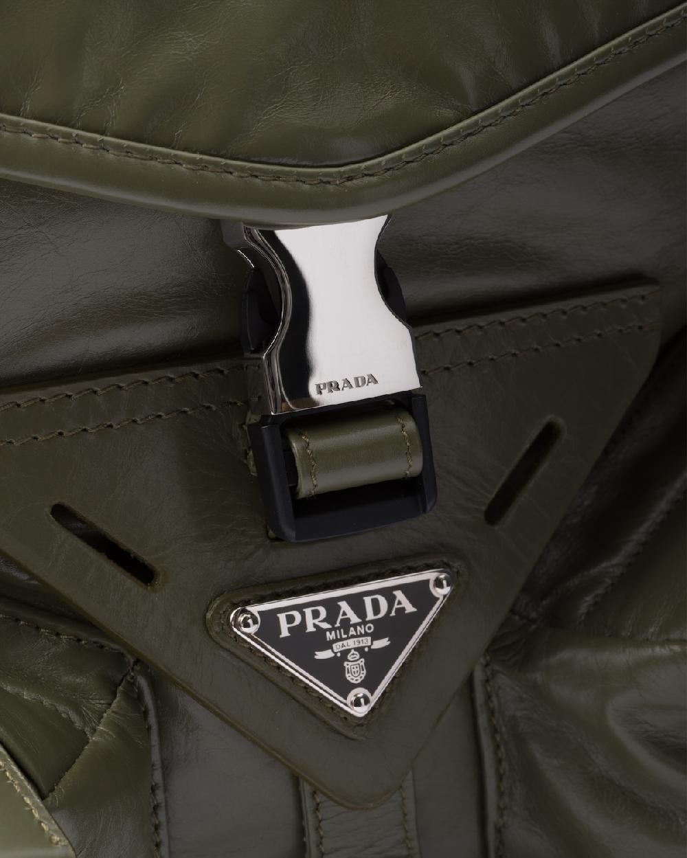 Prada Bolso Bandolera De Piel