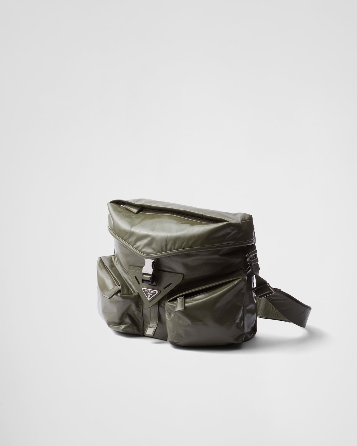 Prada Bolso bandolera de piel