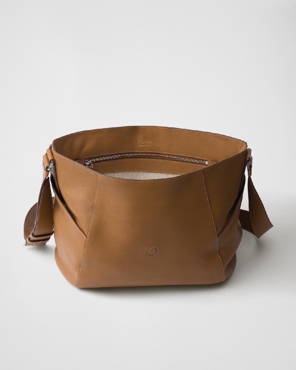 Prada Bolso Bandolera De Piel