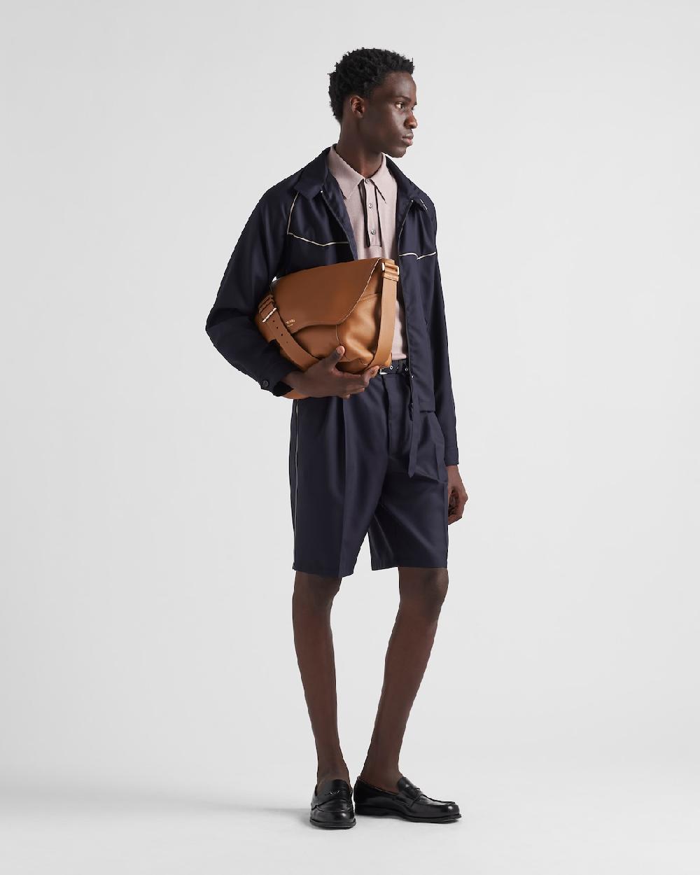 Prada Bolso bandolera de piel