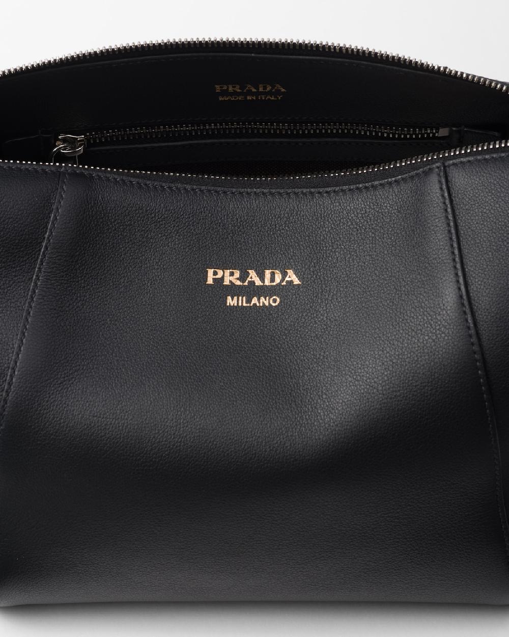 Prada Bolso Bandolera De Piel
