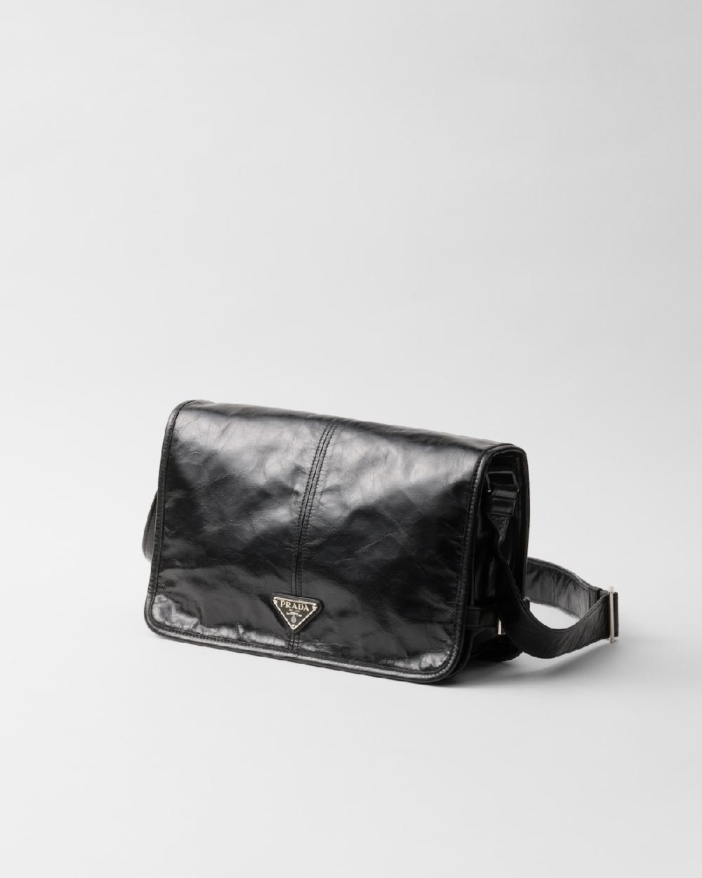 Prada Bolso Bandolera De Piel