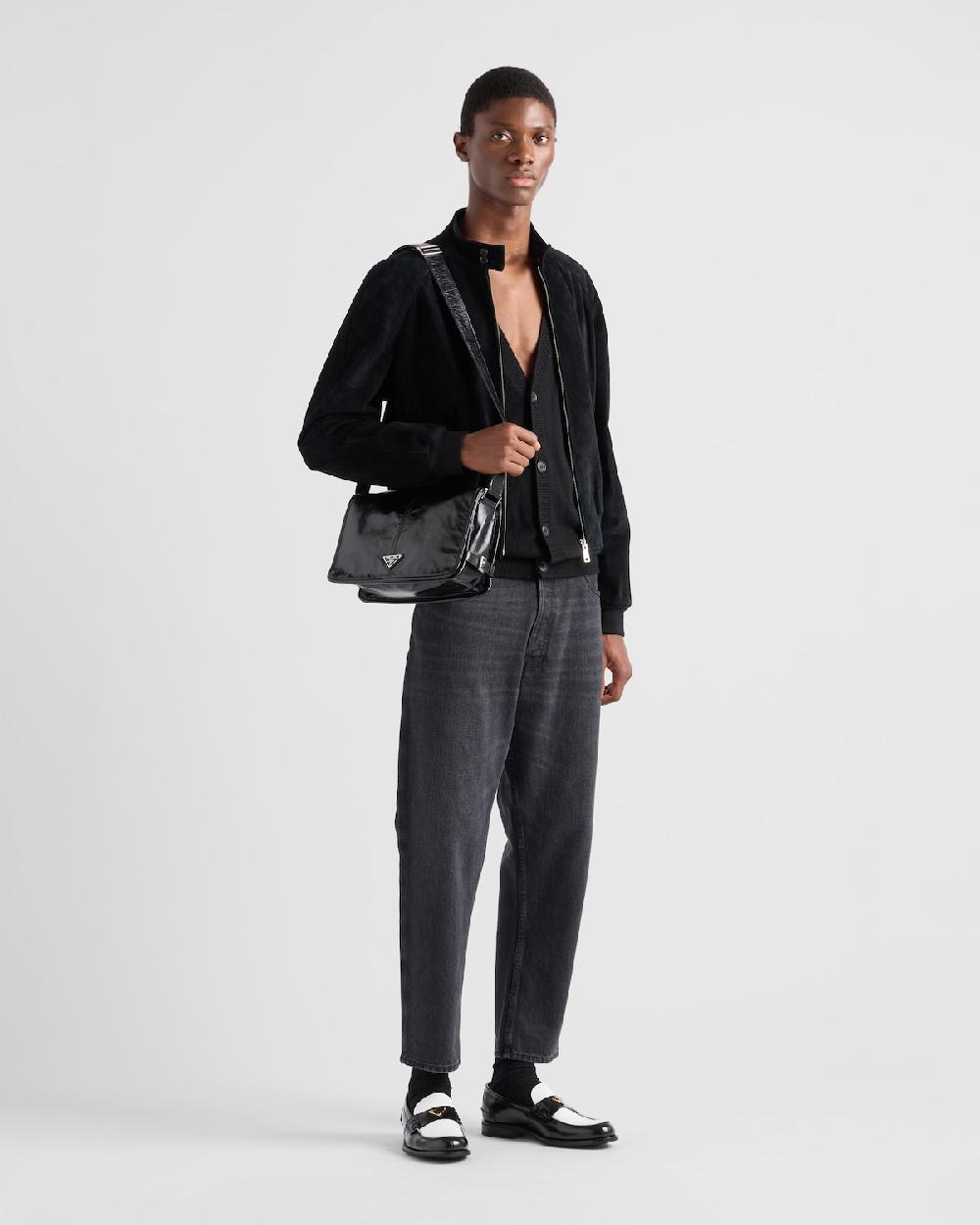 Prada Bolso bandolera de piel