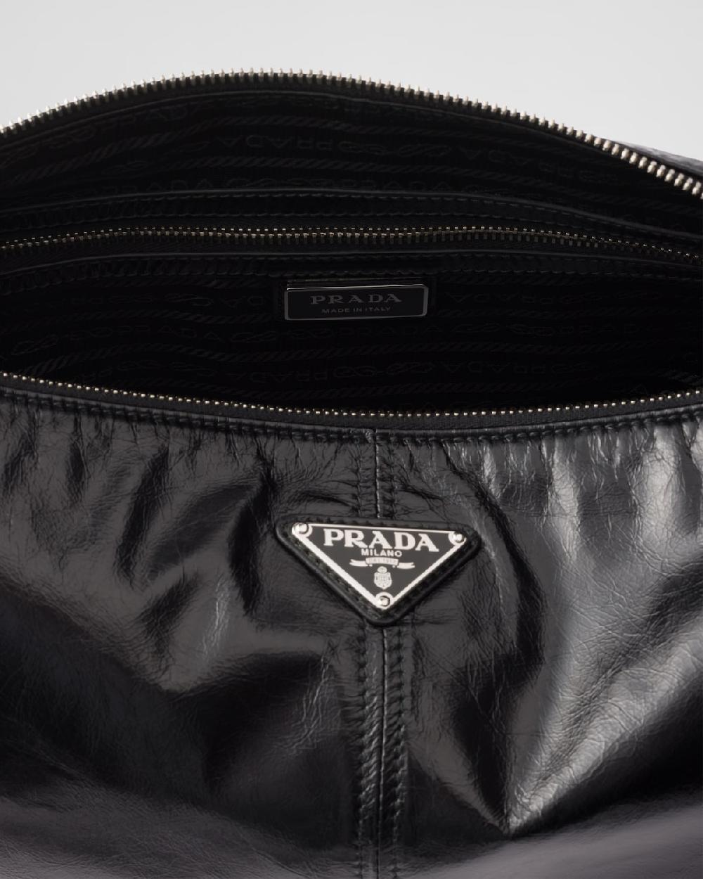 Prada Bolso Bandolera De Piel