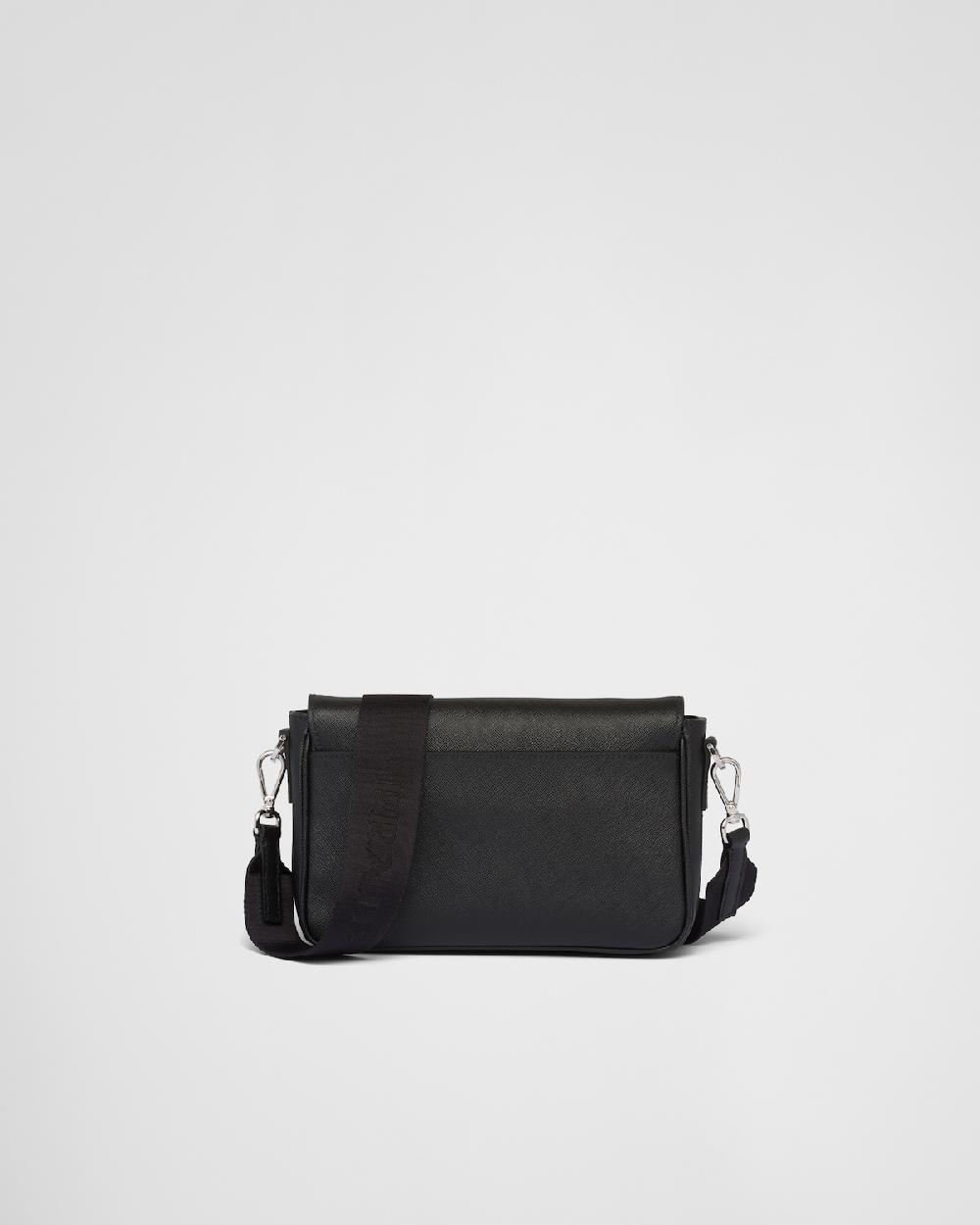 Prada Bolso Bandolera De Piel Saffiano