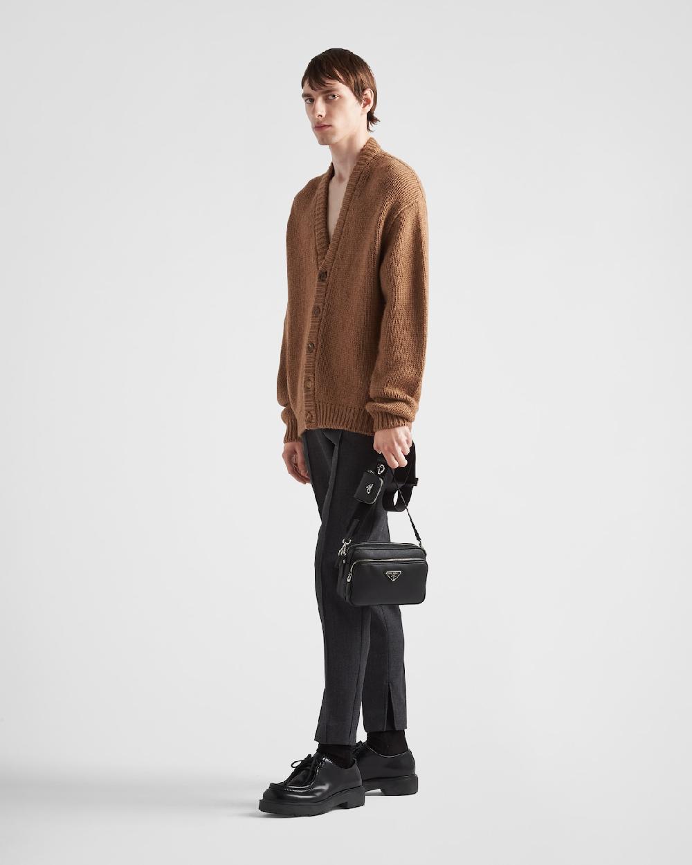 Prada Bolso Bandolera De Piel Saffiano