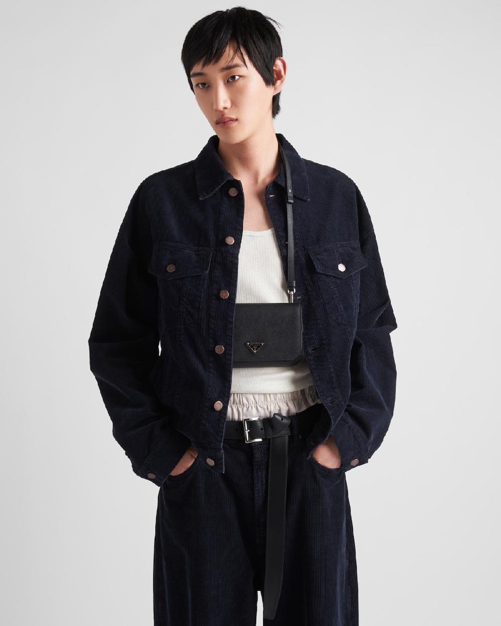 Prada Bolso bandolera de piel Saffiano