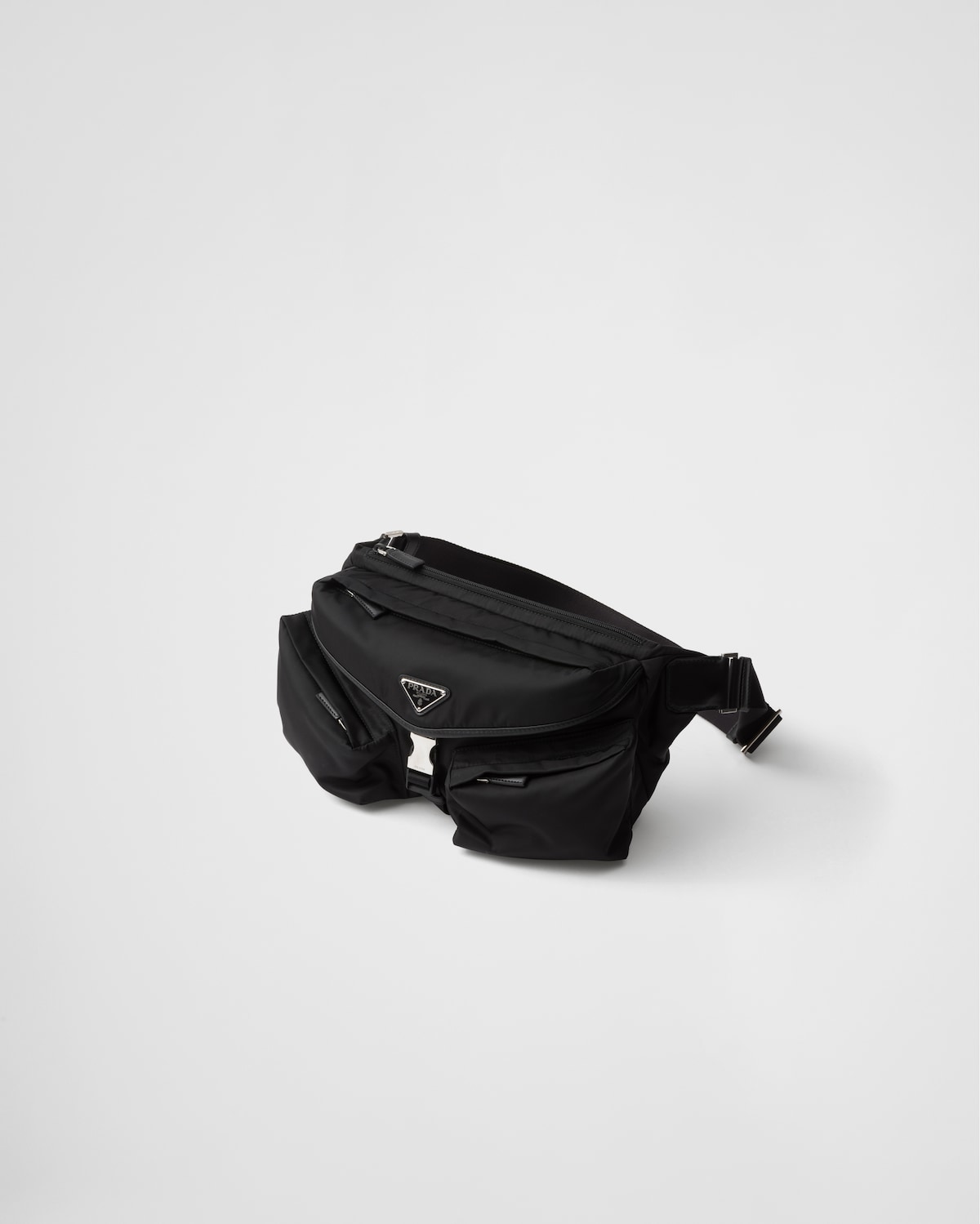 Prada Bolso Bandolera De Re-Nylon Y Piel