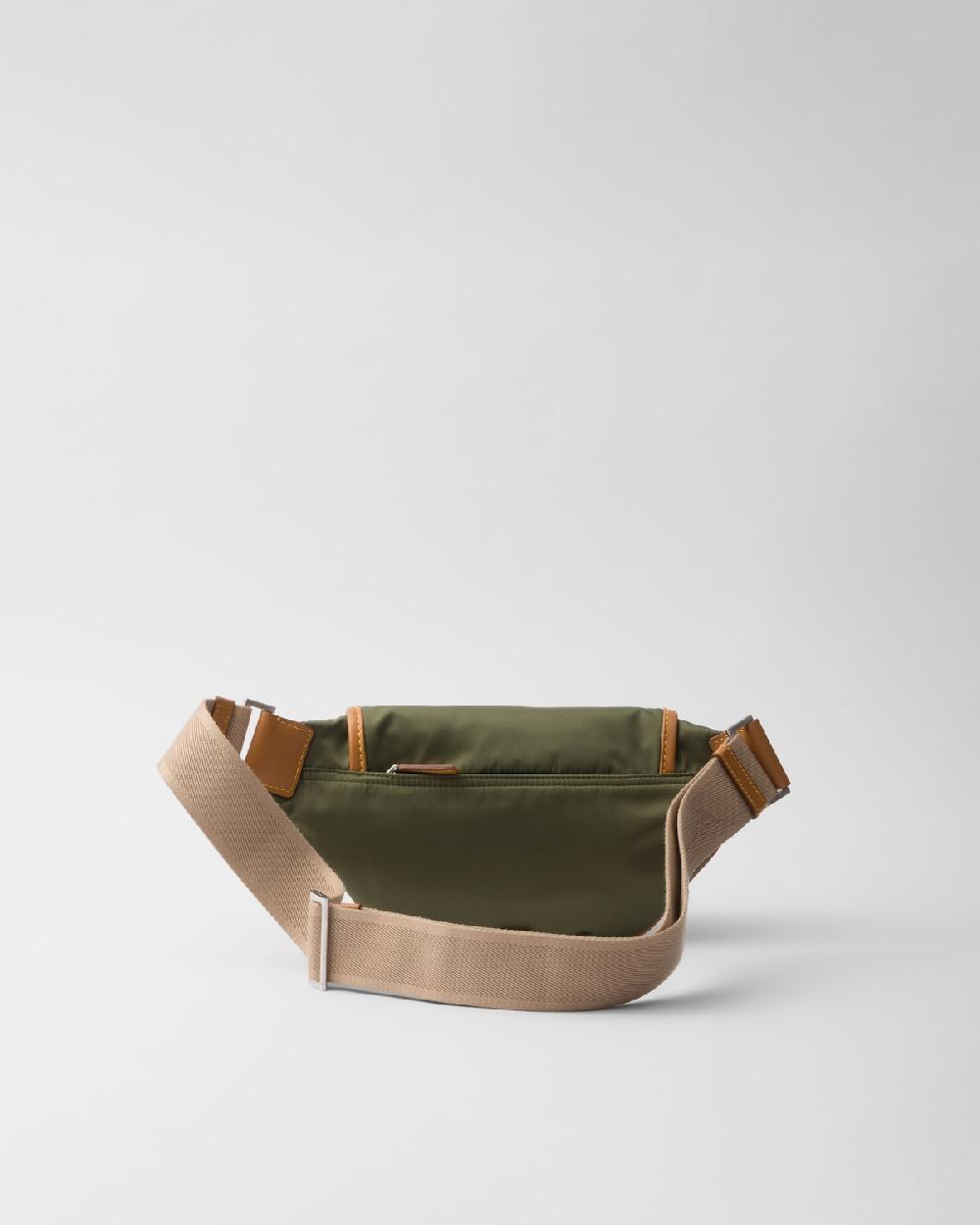 Prada Bolso Bandolera De Re-Nylon Y Piel