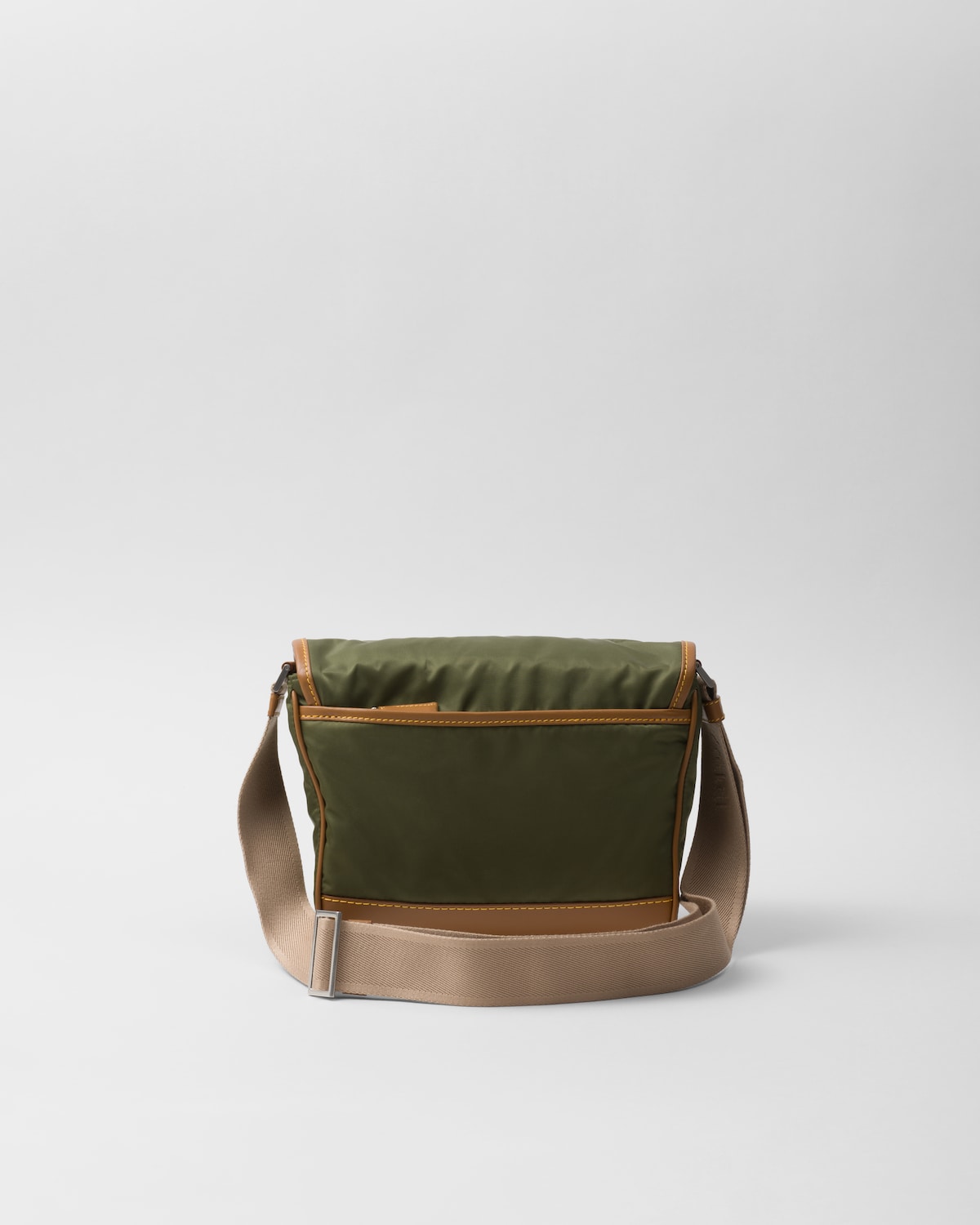 Prada Bolso Bandolera De Re-Nylon Y Piel