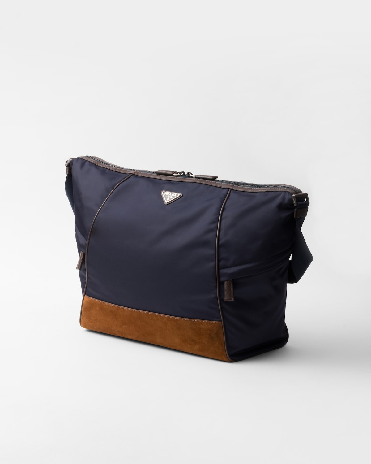 Prada Bolso Bandolera De Re-Nylon Y Piel