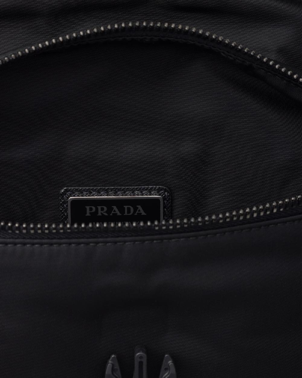 Prada Bolso Bandolera De Re-Nylon Y Piel Saffiano